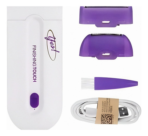 Depilador Laser Removedor De Pelos Recarregável Usb Feminino