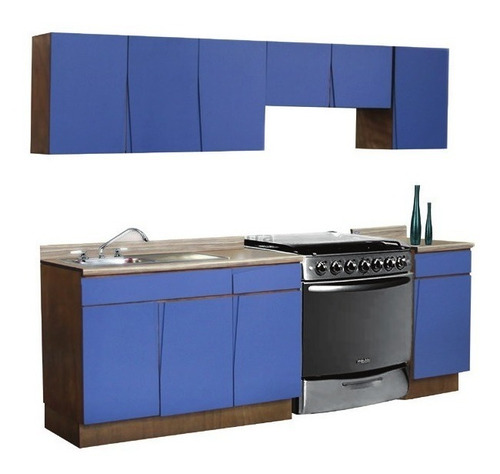 Cocina Braden - Azul Këssa Muebles