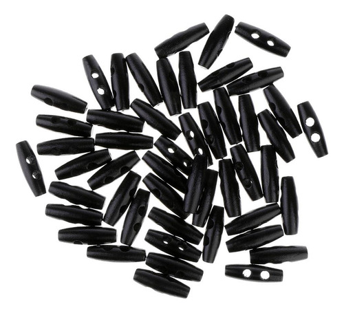 50pcs Botones De Ovalados De Para Abrigos Toggles Buttons 2