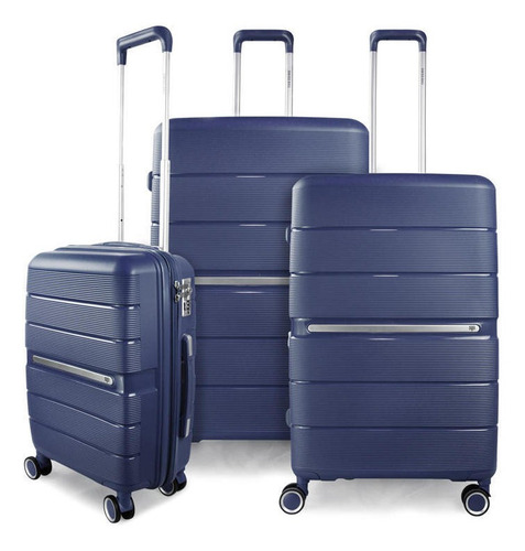 Set 3 Maletas Azul Xpos Swiss Bag