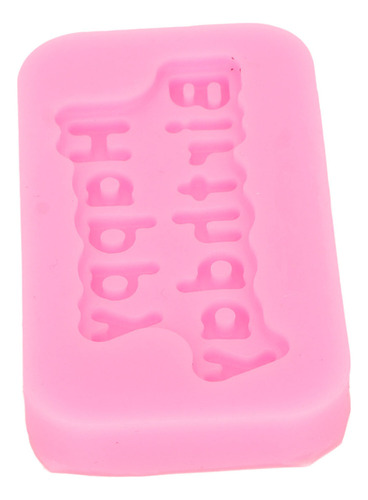 Moldes For Fondant Happy Birthday 8 Piezas De Silicona Con