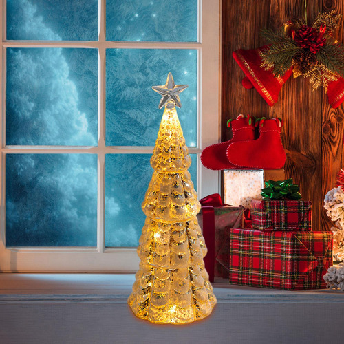 De Navidad De Mesa Con Luces, Árbol De Navidad, Estilo C