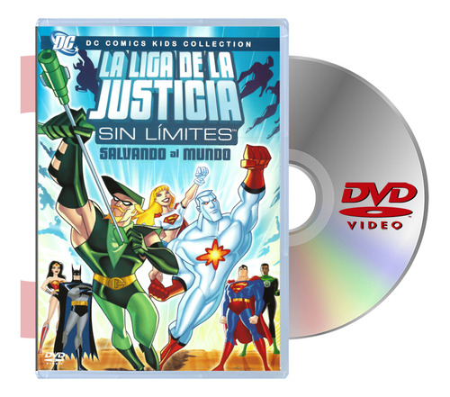 Dvd La Liga De La Justicia Sin Limites Animada