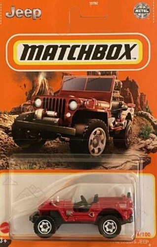 Jeep Willys 1948 #76 Matchbox Militar