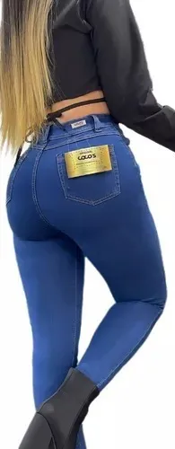 Jeans Levanta Cola Tiro Alto