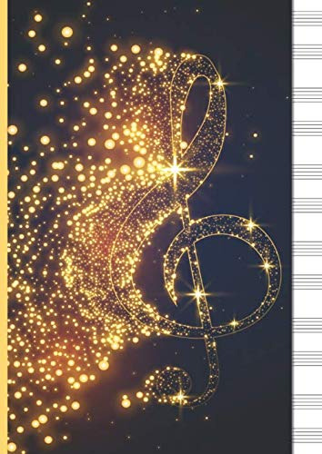Cuaderno De Musica Pentagrama Para Piano: 6 Sistemas De 2 Pe