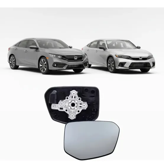 Lente Retrovisor Honda Civic 2017 2018 2019 2020 2021 2022