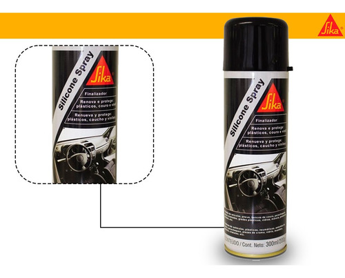 Kit 3 Silicone Lubrificantes Spray Uso Interno Externo 300ml