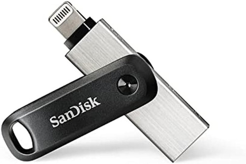 Pendrive SanDisk iXpand iXpand Flash Drive Go 64GB 3.0 negro y plateado