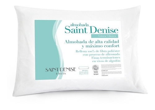 Pack X2 Almohada Saint Denise 70 X 50 Cm Vellon Siliconado