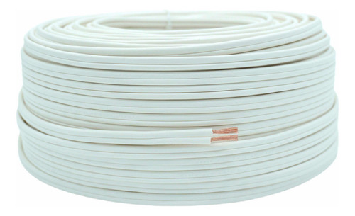 Cable Pot Duplex Calibre 14 Con 50 Metros Cubierta Blanco