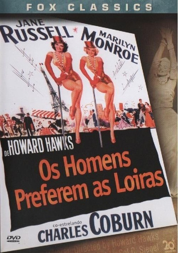 Os Homens Preferem As Loiras - Dvd - Marilyn Monroe