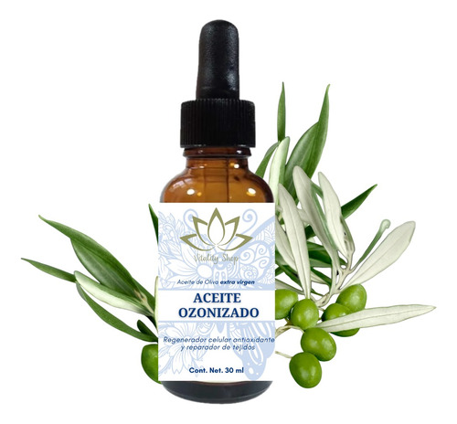 Aceite Ozonizado Regenerador Celular  Acne Paño Antioxidante