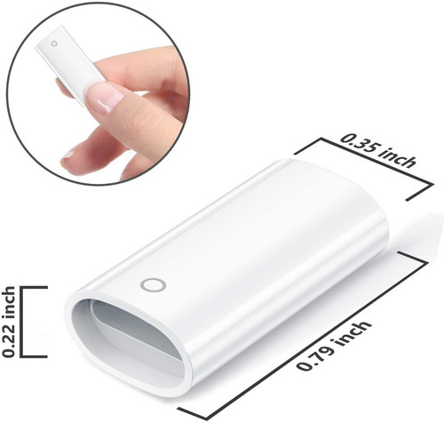 Imagen 2 de 4 de Adaptador De Carga Compatible Con Lapiz iPad Apple
