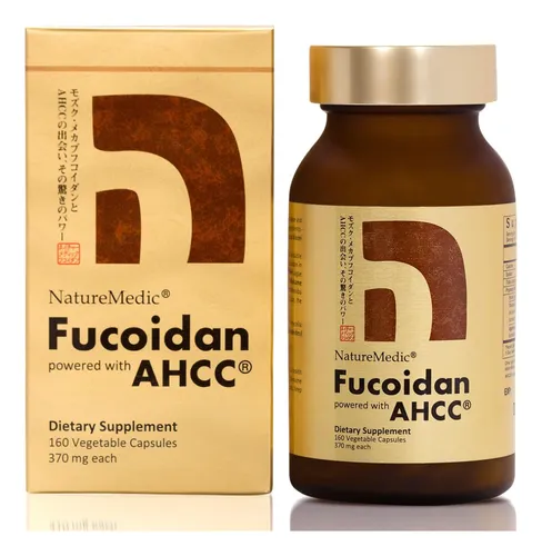 Complemente Naturemedic Fucoidan Powered Con Ahcc 160 Cápsul