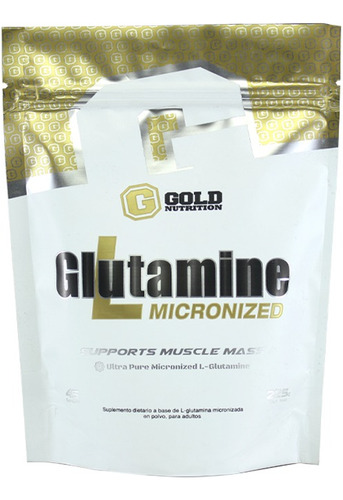 Glutamina Gold Nutrition Micronizada Aminoácido Neutro