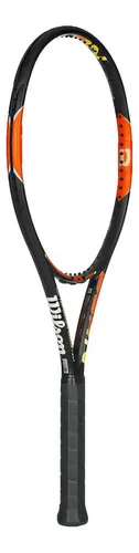 Raqueta Tenis Wilson Burn 95 309 G Fibra Carbono Tennis Tamaño Del Grip 3 (4 3/8) Color Negro/naranja/amarillo