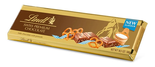 Barra De Chocolate Lindt Importado Suiza 300g 