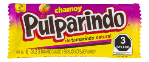 Dulce De Tamarindo Pulparindo Sabor Chamoy  1pza De 14grs