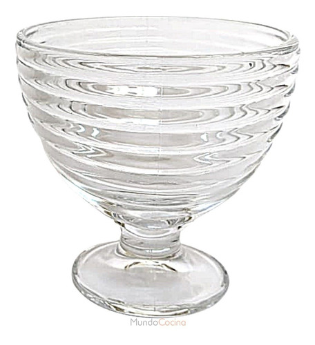 Imagen 2 de 5 de Set 6 Copas Helado Lineas 300cc Allegra