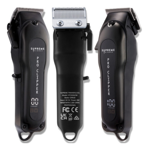 Recortadora Profesional 300 Min De Duración Pro Clipper Negr