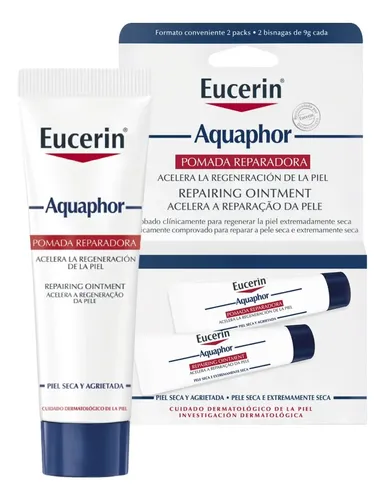 Eucerin Pomada Reparadora Aquaphor 55ml, Hidratação Intensiva, - foto 1