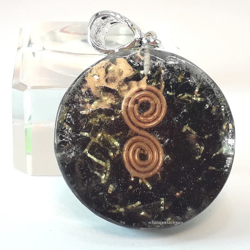 Obsidiana Negra - Orgón - Colgante - Tetragramaton -original