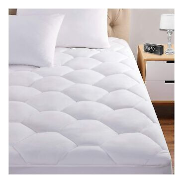 Twin Mattress Pad, 8-21 Deep Pocket Protector Ultra Sof Ssb