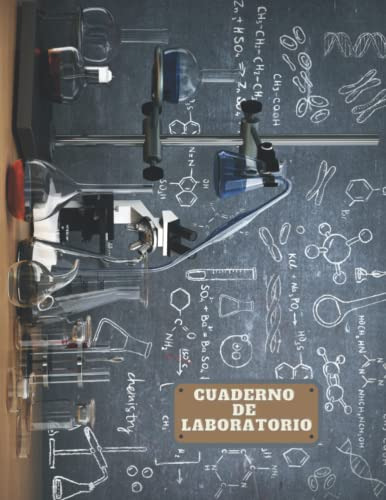 Cuaderno De Laboratorio Quimica | Libreta Cientifica Para La