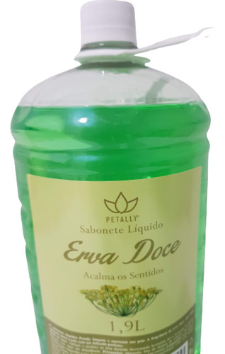 Sabonete Liquido Aroma 1 Erva Doce 1capim Limão 1,9l Petally