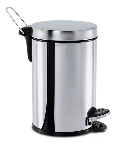 Lixeira Inox Cozinha/banheiro Com Tampa E Pedal 12l