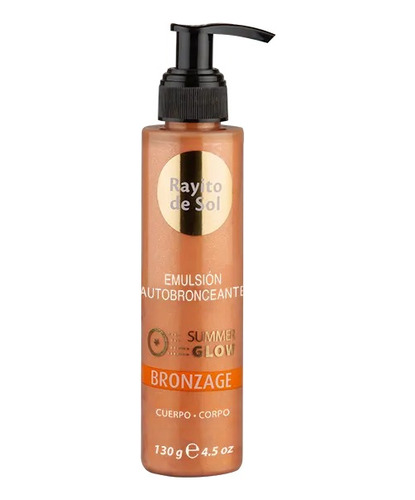 Autobronceante Emulsion Corporal Rayito De Sol Bronzage 130g