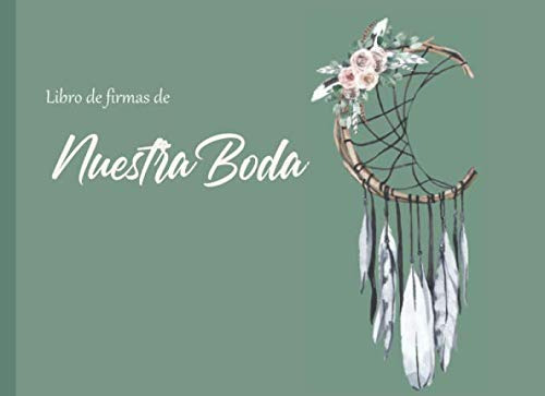 Libro De Firmas De Nuestra Boda: Boda Boho Novia Bohemia Zer