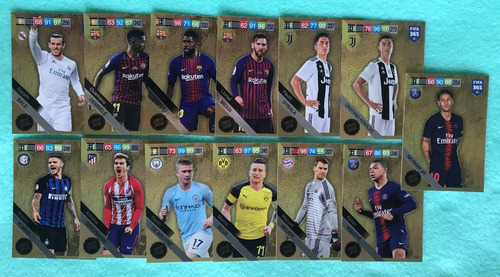 Cards Adrenalyn Fifa 365 2019 13 Limited Edition  Messi Cr7