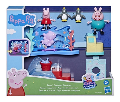 Figura Peppa Pig En El Acuario Con Peppa