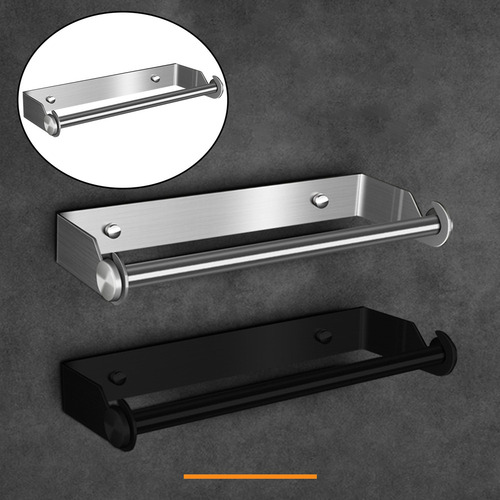 Soporte De Rollo De Acero Inoxidable Montado En La Pared Y A