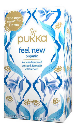 Pukka Feel New 20 Un, Pk Sabor Sin sabor