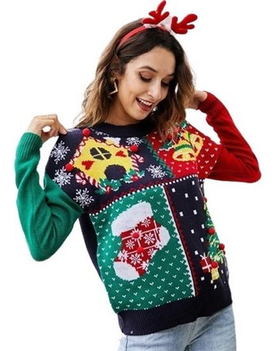 Suéter Navideño De Navidad Ugly Sweater Christmas Unisex