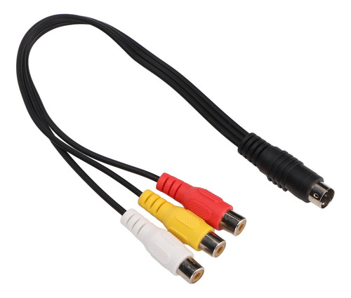 Cable S Video De 4 Pines Macho A 3rca Hembra, Doble Blindaje