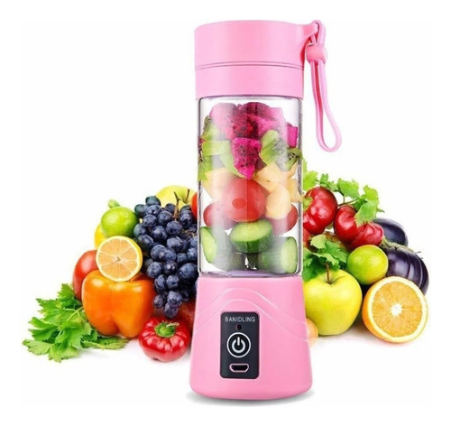 Licuadora Portatil Mini Exprimidor 380ml Para Jugos Bebidas