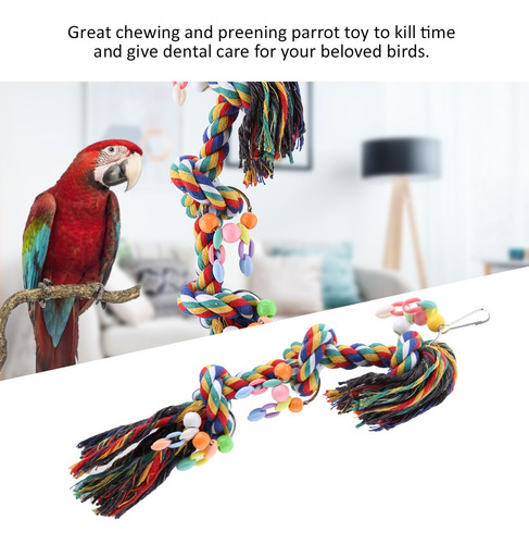 Juguetes Para Loros Y Aves Y Cadena Masticable