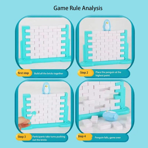 Juguete De Pared Interac Brick Building Para Padres E Hijos