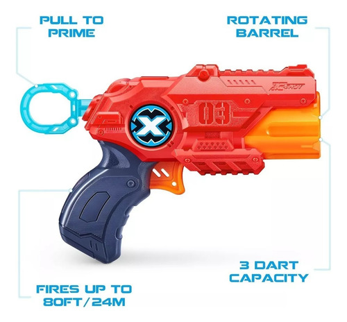 Pistola Revolver X-shot Mk 3 Excel Lanza Dardos Original