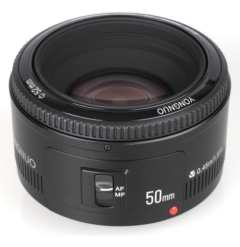 Lente Fixa Yongnuo Yn 50mm F/ 1.8 P/ Câmeras Canon Dslr