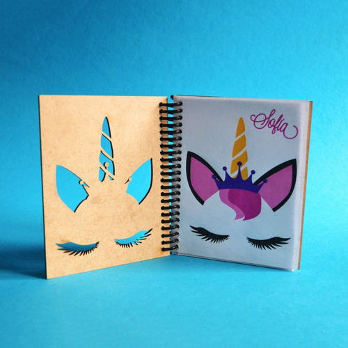 Libreta Personalizada-mdf: Hojas Blancas/rayadas/calendario