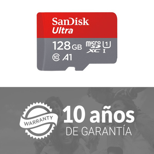 Imagen 10 de 10 de Memoria Micro Sd 128gb Sandisk Clase 10 A1 Ultra Xc 100mb/s