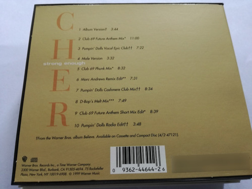Cher - Strong Enough - 10 Tracks - Cd - Usa