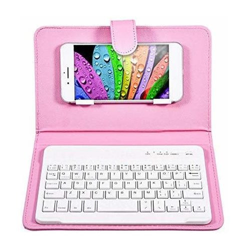 Teclado Bluetooth Cuifati Y Funda, Elegante Soporte Tipo Fol