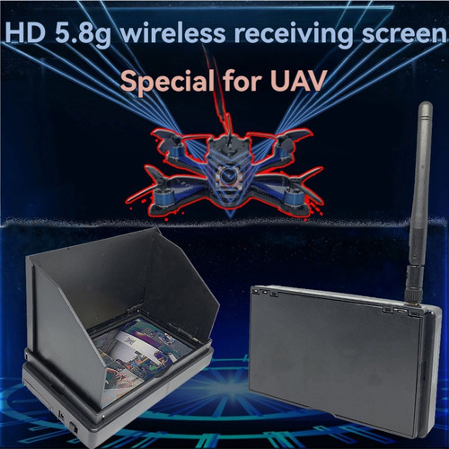 Monitor Fpv De 4,3 Pulgadas, 5,8 G, 48 Canales, 16:9, Ntsc/p