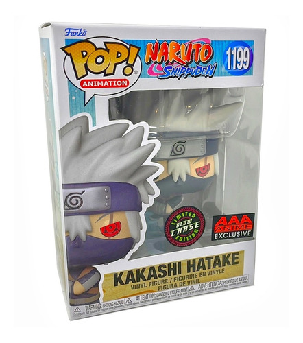 Naruto Kakashi Hatake Aaa Funko Pop Figura Original Chase